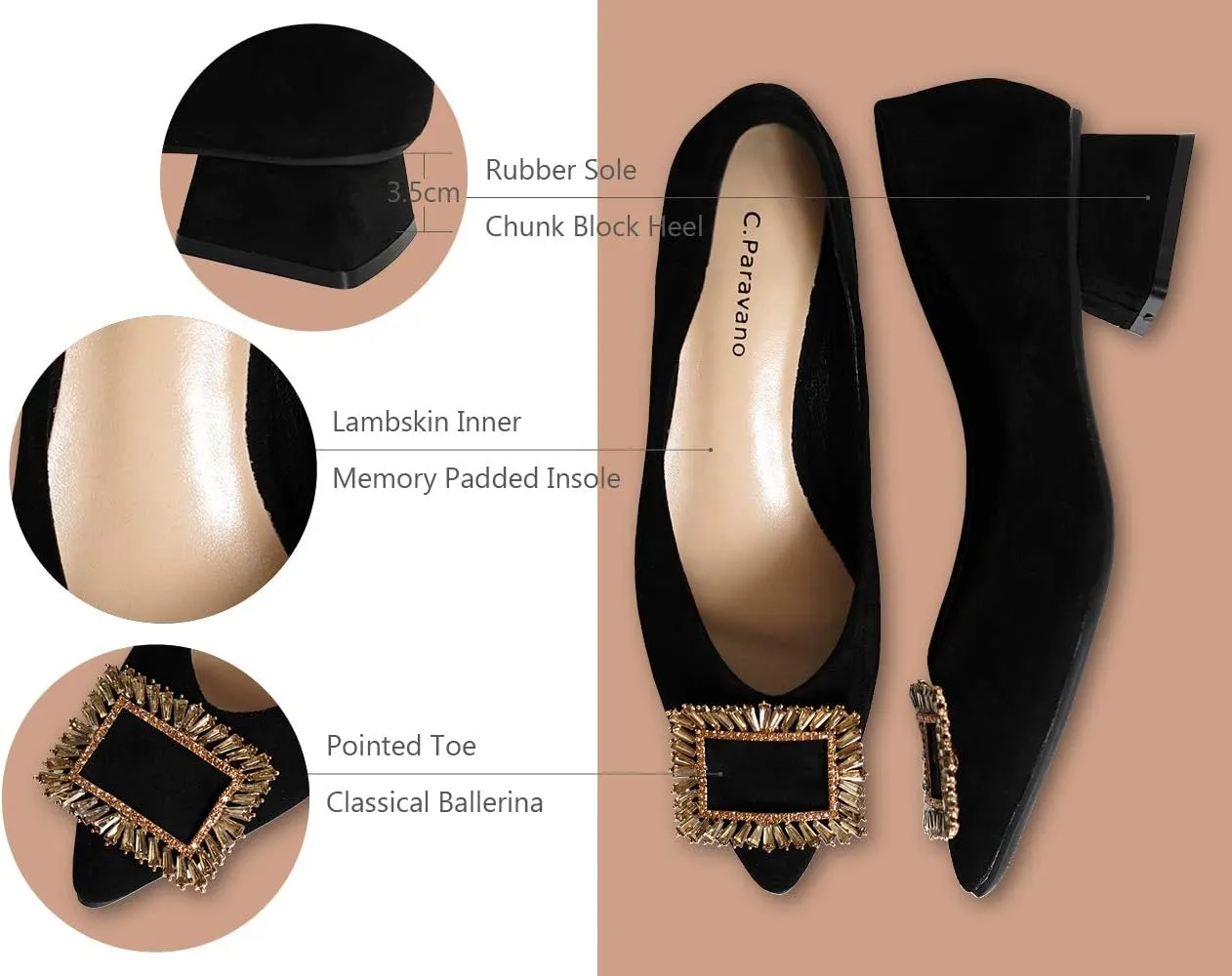C.Paravano womens Pumps
