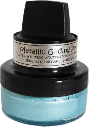 Creative Expressions Metallic Gilding Polish, Powder Blue