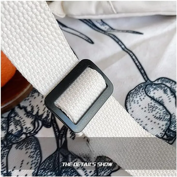 Crossbody Fanny Pack for Women, Ita Bag Clear Window Sling Bag Lolita Pocket Chest Purse (Black)