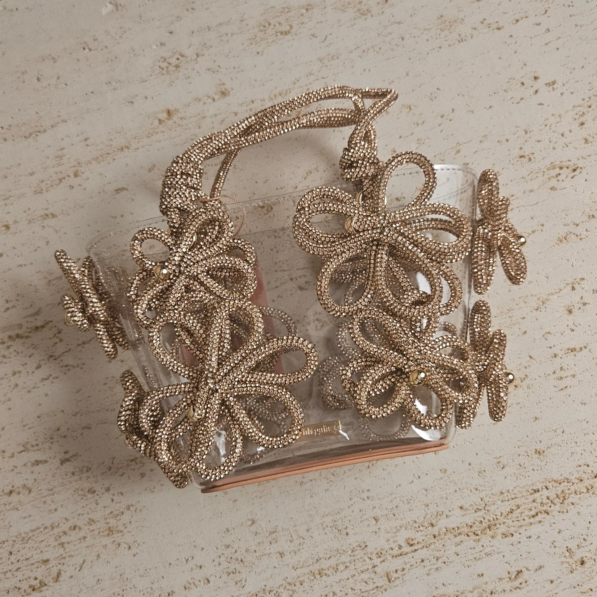 Cult Gaia Bloom Nano Crystal-embellished PVC Tote