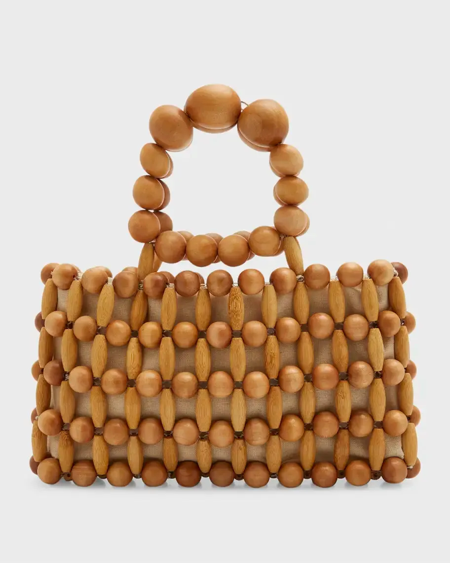 Cult Gaia Wood Hand Bag