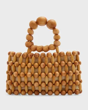Cult Gaia Wood Hand Bag