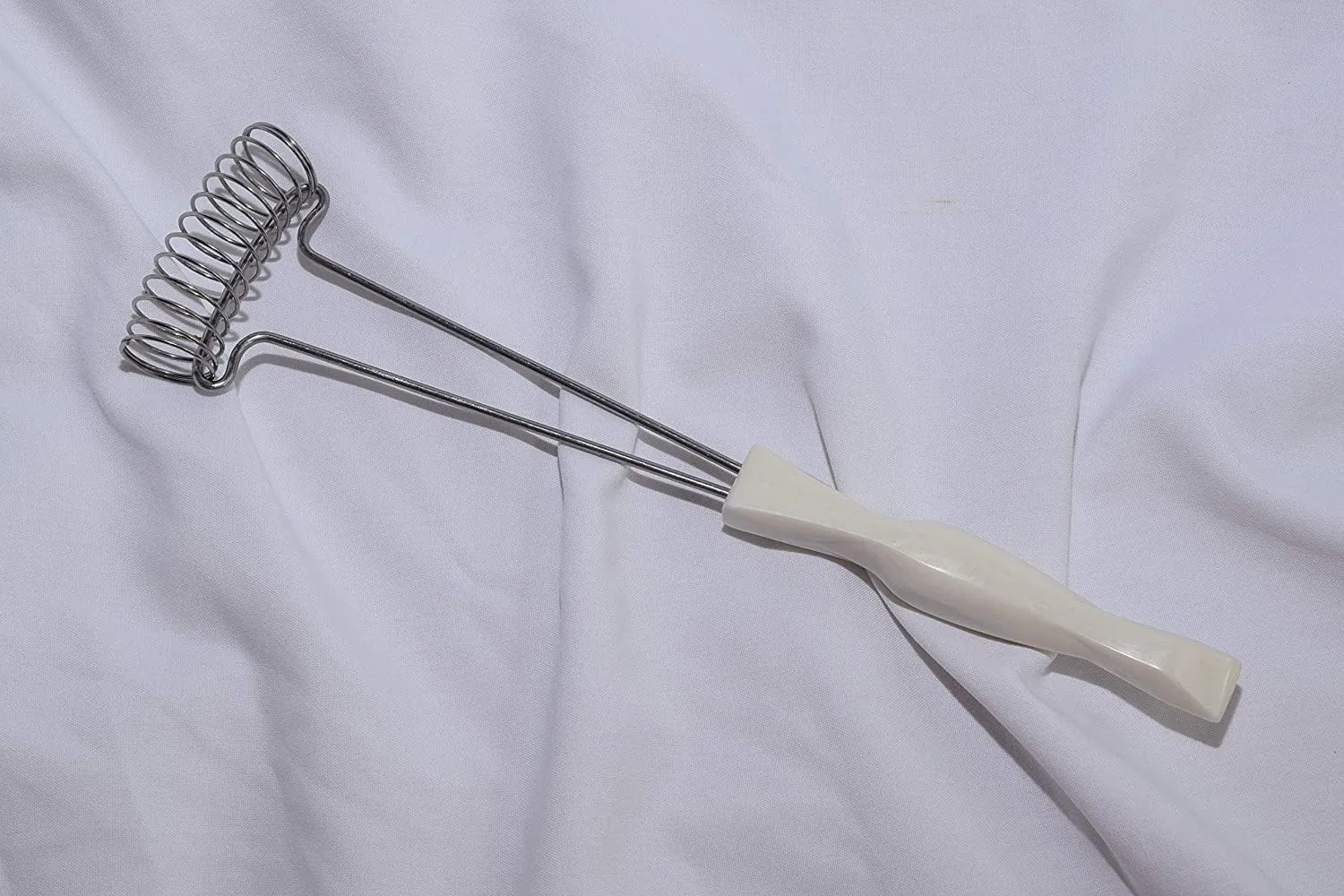 CUTCO Cutlery No. 1714 Stainless Steel MIX-STIR WHISK MIXING STIRRING BEATER 12 ¼” inch with PEARL WHITE HANDLE MADE IN USA