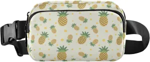 Cute Fresh Pineapple Fanny Pack Crossbody Bag for Men Women Belt Bag Bum Bag with Adjustable Strap, Fashion Waist Packs for Travel Running Workout