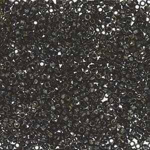 DB 2261, Picasso Smokey Black Matte - Miyuki Delica Beads - Size 11 - 5 grams - Japanese Cylinder Seed Beads - Retail & Wholesale
