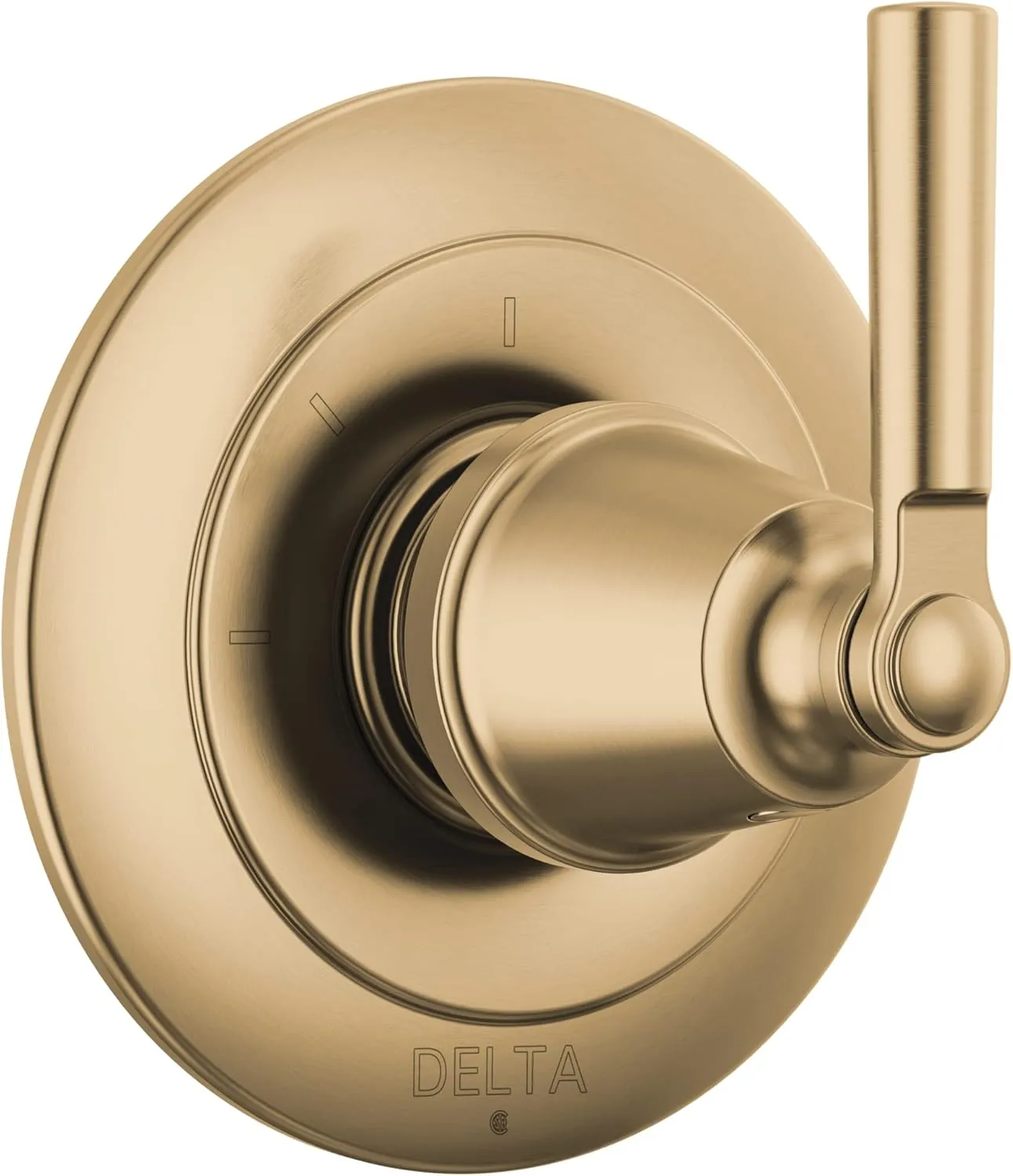 Delta Faucet Saylor Gold 3-Setting Shower Handle Diverter Trim Kit, Diverter Valve Trim Kit, Shower Diverter Kit, Champagne Bronze T11835-CZ (Valve Not Included)