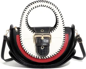 Designer Handbag Black Multi-Color Leather Vintage women's handbag Large Capacity Multi-layer 2025 new in crossbody
