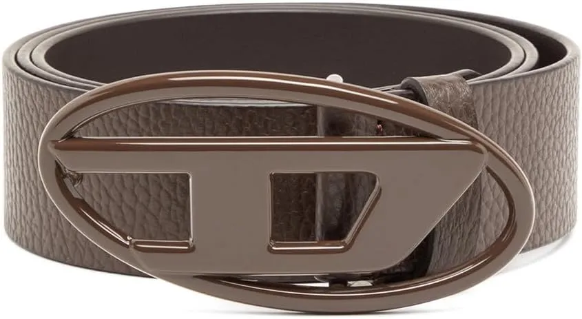 Diesel B-1DR Leather Logo Belt