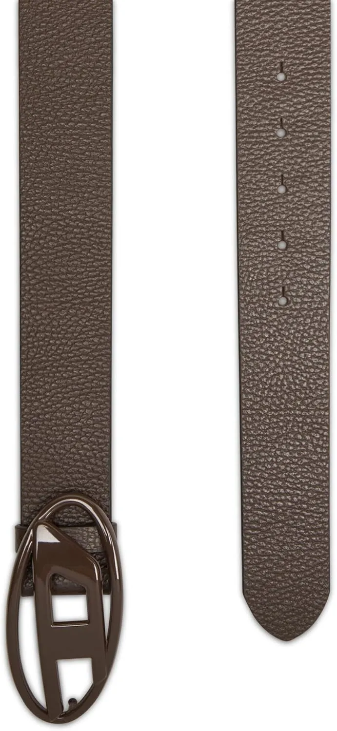Diesel B-1DR Leather Logo Belt