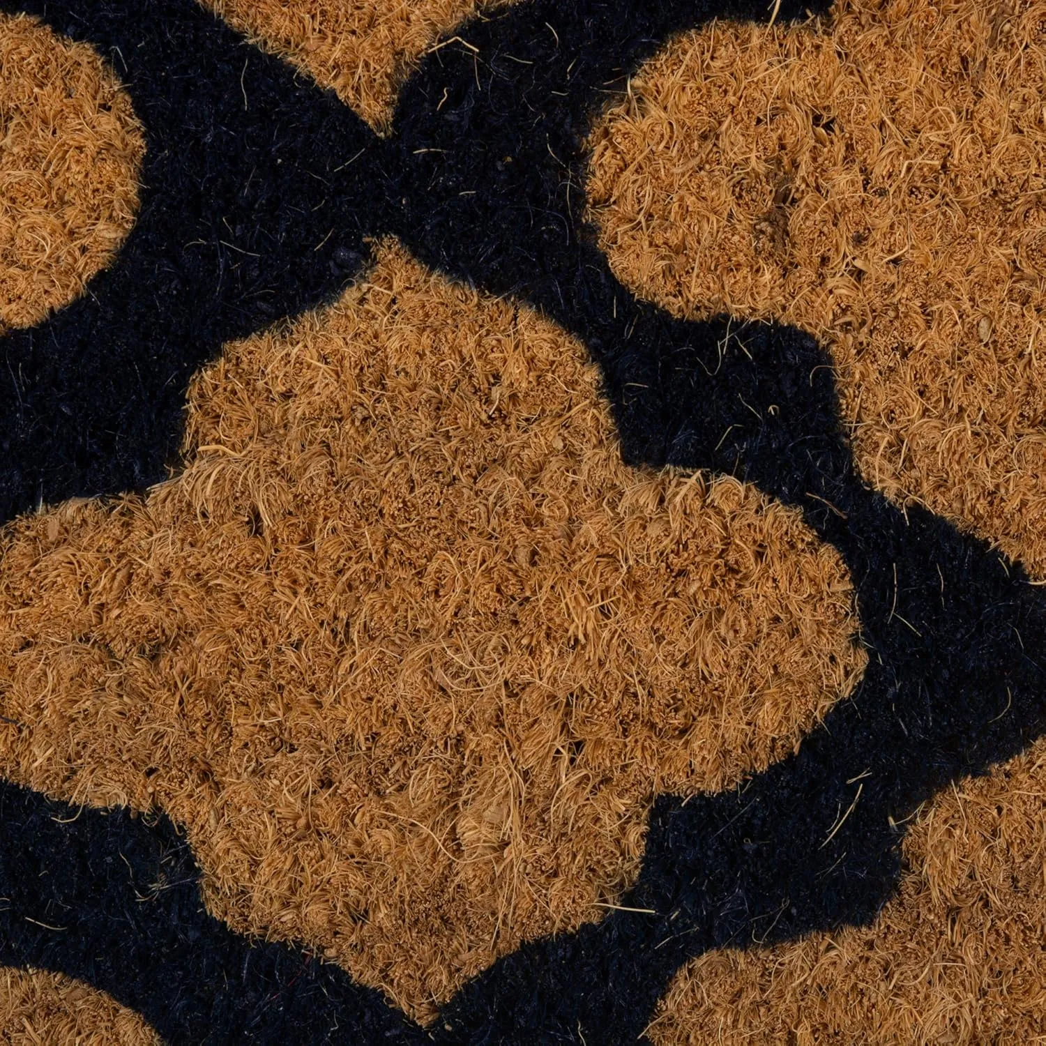 DII Natural Coir Geometric Modern Outdoor Door Mat, Front Porch Décor, 17x29, Moroccan Blue