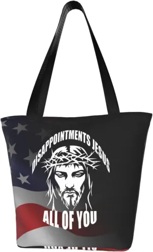 Disappointments Jesus All Of You Fashion Shoulder Bag Large Capacity For Man Or Woman