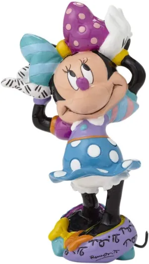 Disney by Britto Minnie Mouse Mini Stone Resin Figurine, 3.25 Inch