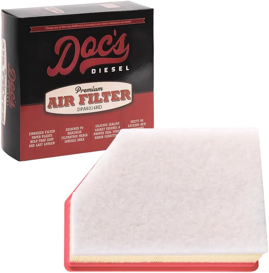 Doc's Diesel Engine Air Filter DPA11888 | Compatible with Chevrolet/GMC 6.6L Duramax 2500HD, 3500HD 2020  | Replaces A3248C