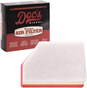 Doc's Diesel Engine Air Filter DPA11888 | Compatible with Chevrolet/GMC 6.6L Duramax 2500HD, 3500HD 2020  | Replaces A3248C