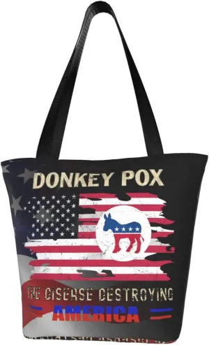 Donkey Pox The Disease Destroying America Fashion Shoulder Bag Large Capacity For Man Or Woman