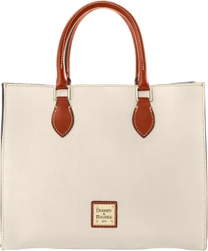 Dooney & Bourke Women's Janine Satchel in Pebble Grain Leather, Large Handbag with Adjustable & Detachable Shoulder Strap