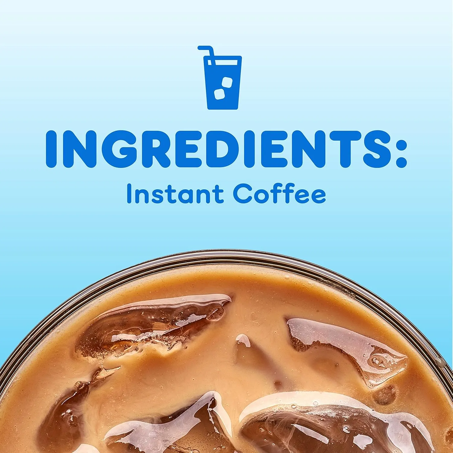 Dunkin' Cold Powdered Single Serve Instant Coffee Packs, 6 Count (Pack of 12)