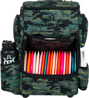 Dynamic Discs Combat Ranger Disc Golf Backpack | Large Bag w/Putter Pouch | 20  Discs Capacity | Disc Golf Accessories