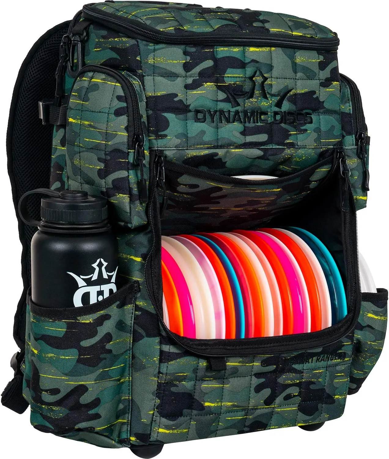 Dynamic Discs Combat Ranger Disc Golf Backpack | Large Bag w/Putter Pouch | 20  Discs Capacity | Disc Golf Accessories