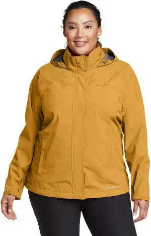 Eddie Bauer Women's Packable Waterproof Rainfoil Rain Jacket