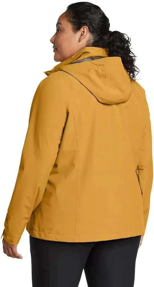Eddie Bauer Women's Packable Waterproof Rainfoil Rain Jacket