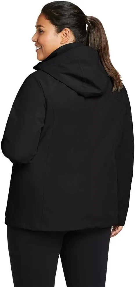 Eddie Bauer Women's Packable Waterproof Rainfoil Rain Jacket
