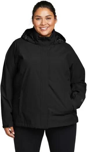 Eddie Bauer Women's Packable Waterproof Rainfoil Rain Jacket