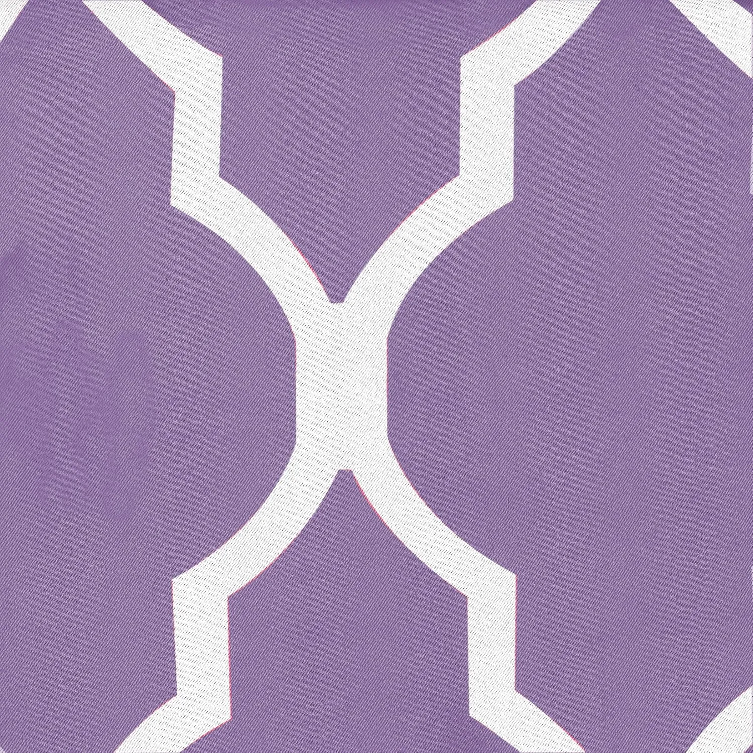 Elrene Home Fashions Emery Juvenile Teen or Tween Room Darkening Grommet Window Curtain Drape Panel, 52" x 84", Purple