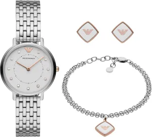Emporio Armani Women's Two-Hand Leather Watch