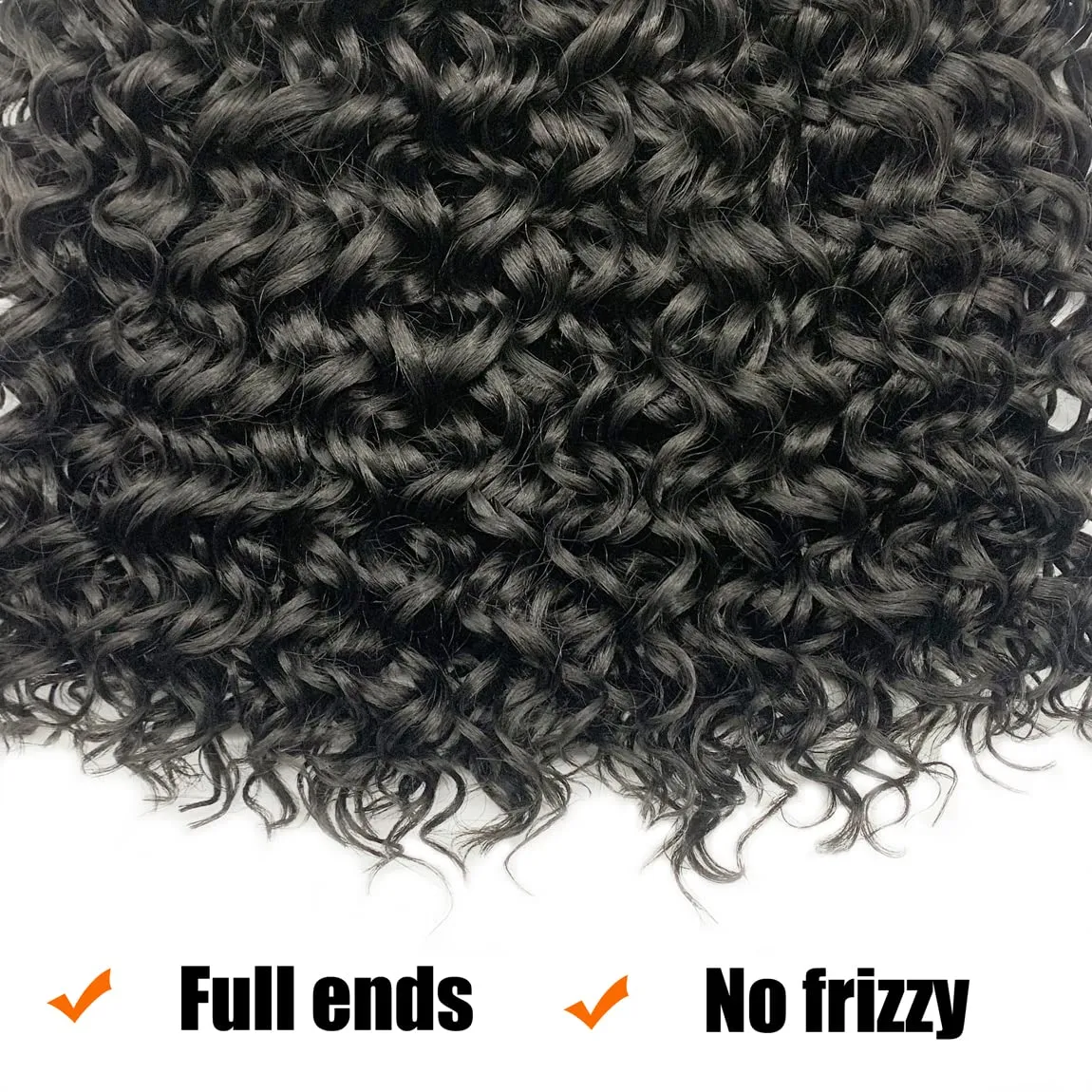 ENBEAUTIFUL 24 Inch 8 Packs Curly Crochet Hair Beach Curl Water Wave Crochet Hair Deep Wave Wavy Braids Curly Crochet Hair For Black Women(24inch, 8packs, 1b)