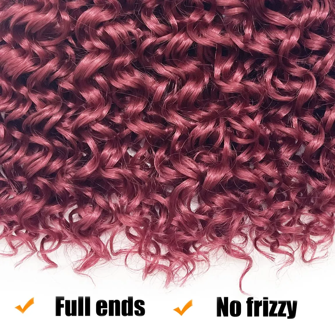 ENBEAUTIFUL 8 Inch 8 Packs Gogo curl Curly Crochet Hair Beach Curl Water Wave Deep Wave Wavy Braids Curly Crochet Hair For Black Women(8inch, 8packs, BUG)