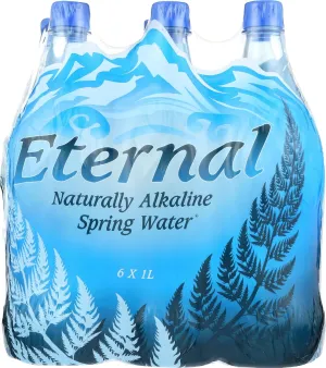 Eternal Alkaline Spring Water, 6 Packs, BPA Free, 202.8 Fluid Ounces (Pack Of 2)