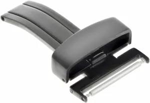 Ewatchparts 18mm Deployment Buckle Clasp Compatible With Breitling Pilot Bentley Watch Band Strap Black