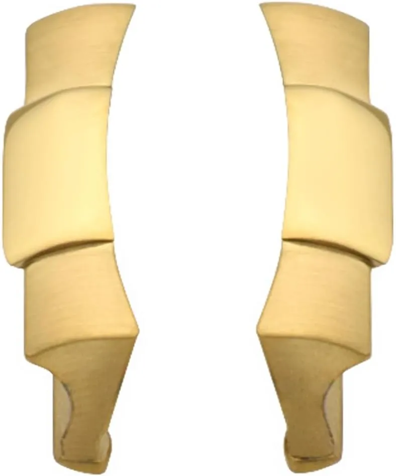 Ewatchparts CUSTOM STRAP END LINK PIECE COMPATIBLE WITH ROLEX PRESIDENT DAY DATE 1801, 1803, 18038 GOLD