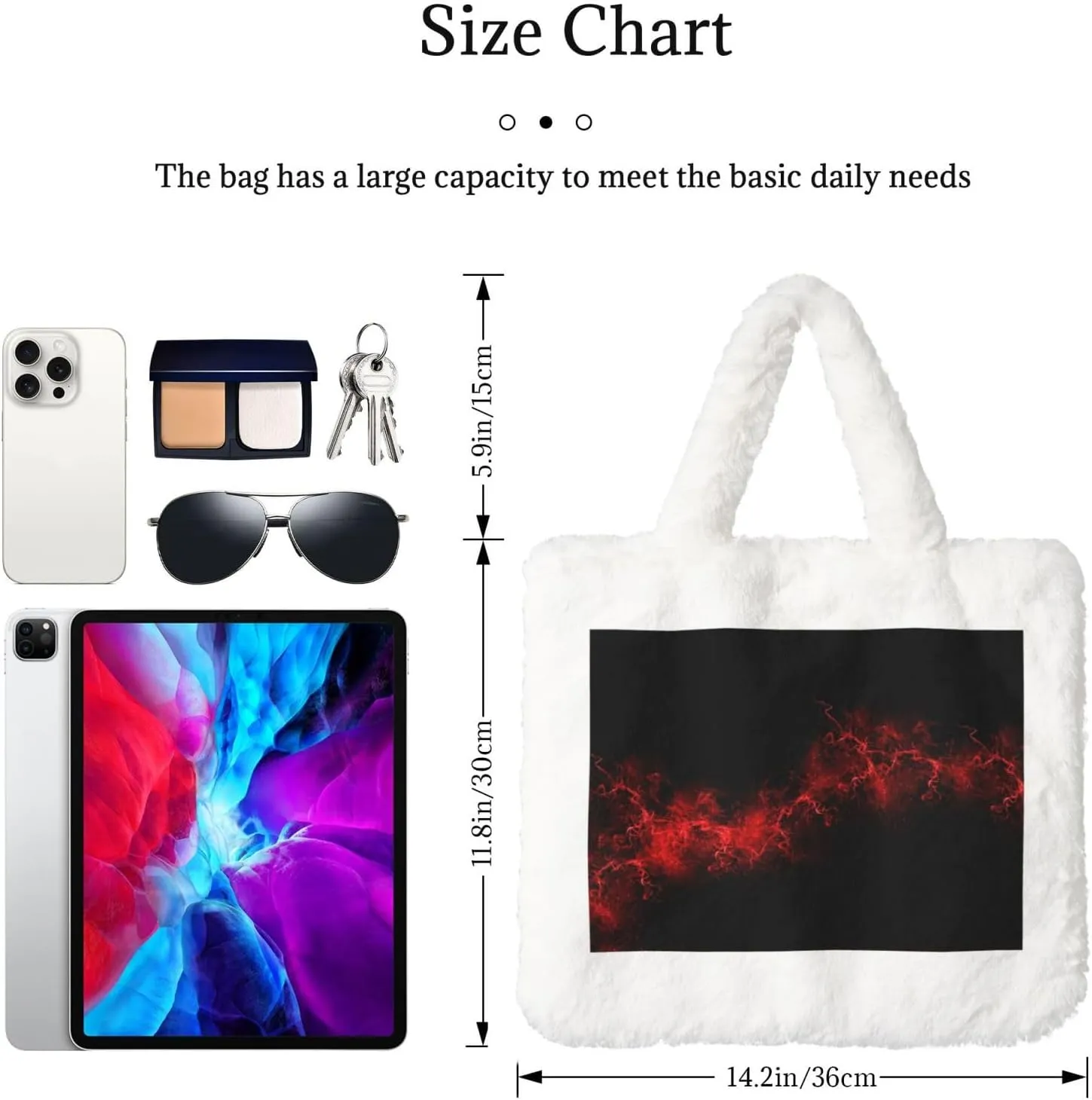 Explosion Burst Red Black Printing Soft Plush Handbag For Womens Tote Bag For Women,Women Satchel Bags Wallet Purse For Gifts