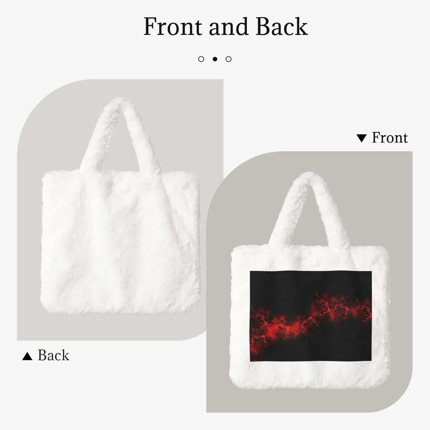 Explosion Burst Red Black Printing Soft Plush Handbag For Womens Tote Bag For Women,Women Satchel Bags Wallet Purse For Gifts
