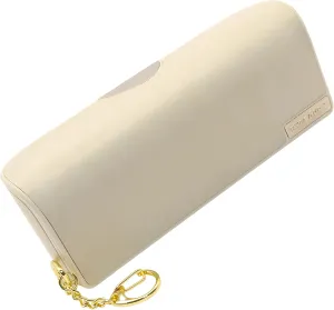 Eyeglasses Case – Vegan Leather Hard Shell Holder, One-Hand Access, Fits Sunglasses, Readers, Blue Light Glasses