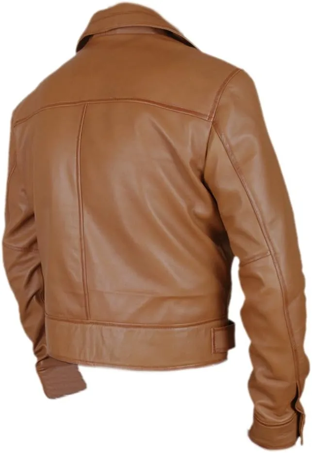 F&H Men's Leonardo Dicaprio Aviator Flight Jacket