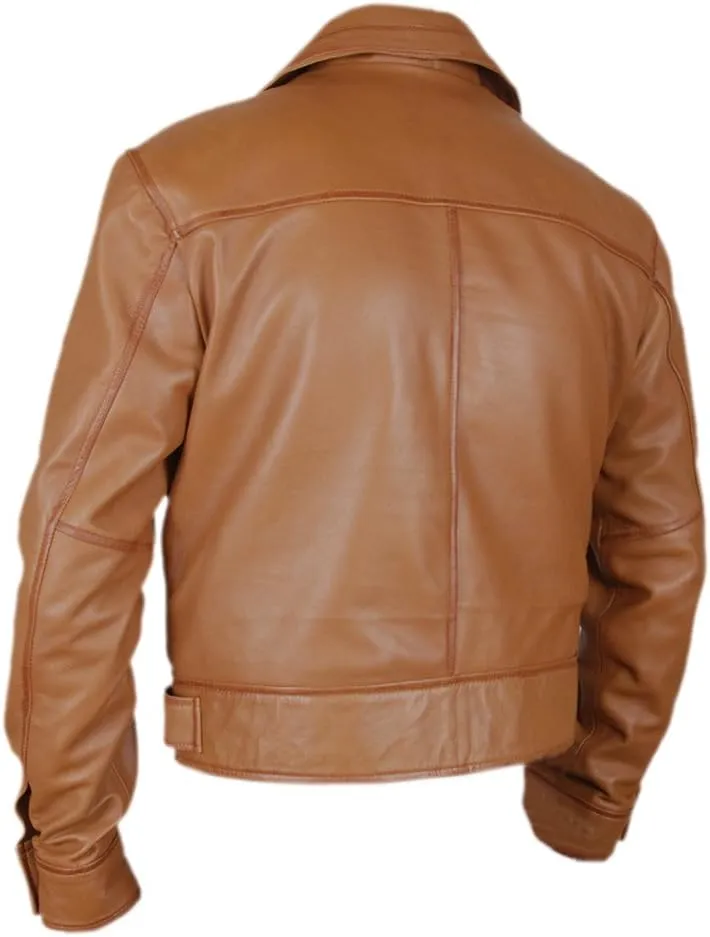 F&H Men's Leonardo Dicaprio Aviator Flight Jacket