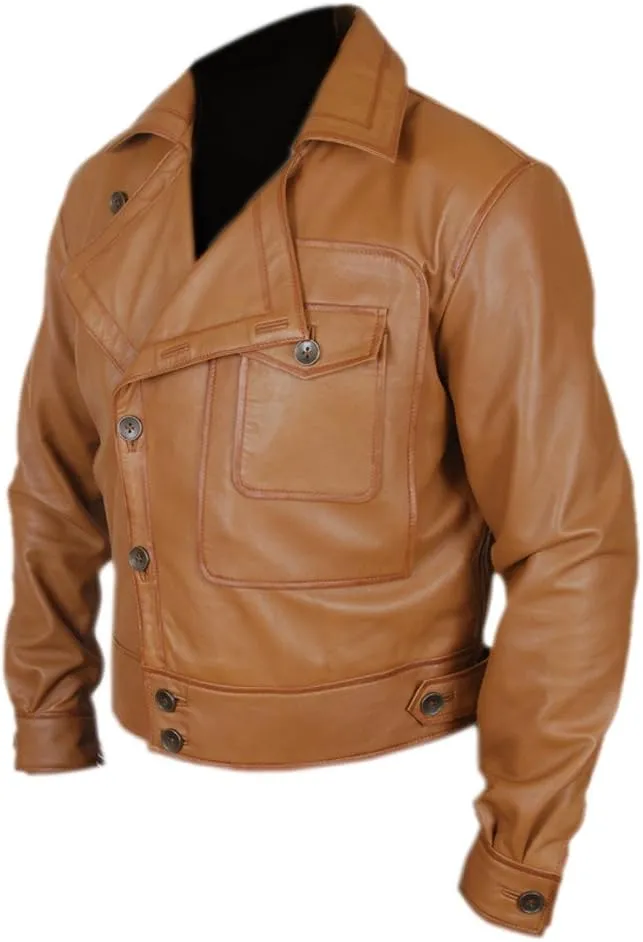 F&H Men's Leonardo Dicaprio Aviator Flight Jacket