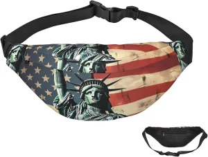 Fanny Pack Belt Bag for Women Men Waterproof Waist Pack Statue against the background Waist Bag with Adjustable Strap