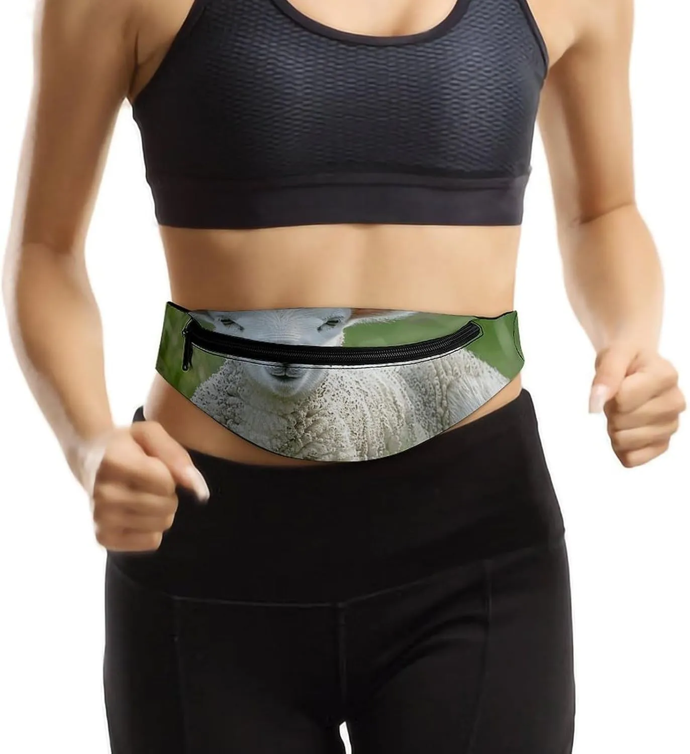 Fanny Pack for Women Men Lying on The Grass Waist Pack Adjustable Belt Bag for Workout Running Travelling Casual Waist Bag, 36*15cm, style