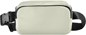 Fanny Pack for Women Men with Zipper Beige Fashion Waist Pack, Small Cross Body bags for Running,Hiking,Cycling,Travel 20806