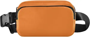 Fanny Pack for Women Men with Zipper Chocolate Fashion Waist Pack, Small Cross Body bags for Running,Hiking,Cycling,Travel 20828