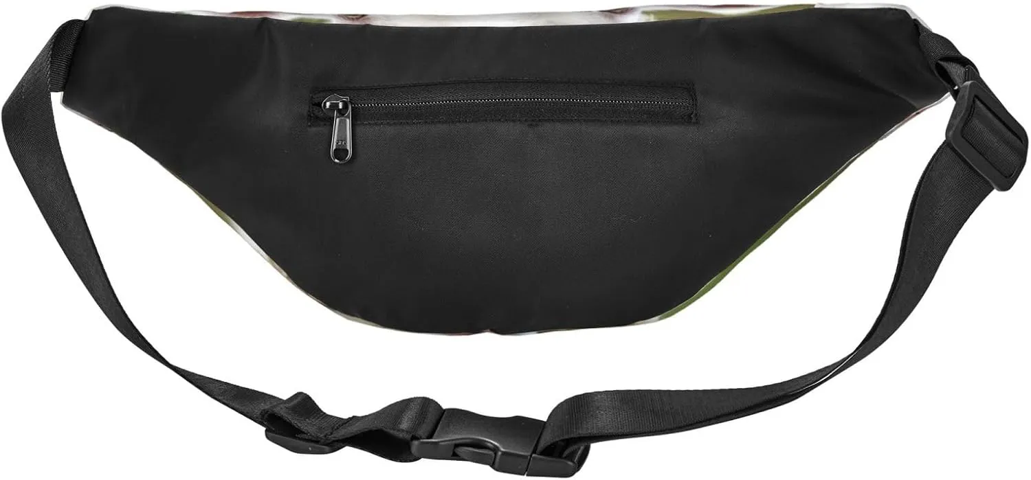 Fanny Pack Funny Naughty Sheep Tongue Cute Animal Waist Pack For Women Men Waterproof Belt Bag With Adjustable Belt Casual Crossbody Bag Travel Waist Bag For Sports Running Cycling