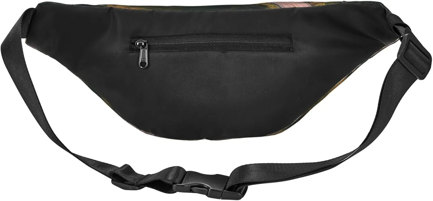 Fanny Pack Winding Highway Waist Pack For Women Men Waterproof Belt Bag With Adjustable Belt Casual Crossbody Bag Travel Waist Bag For Sports Running Cycling
