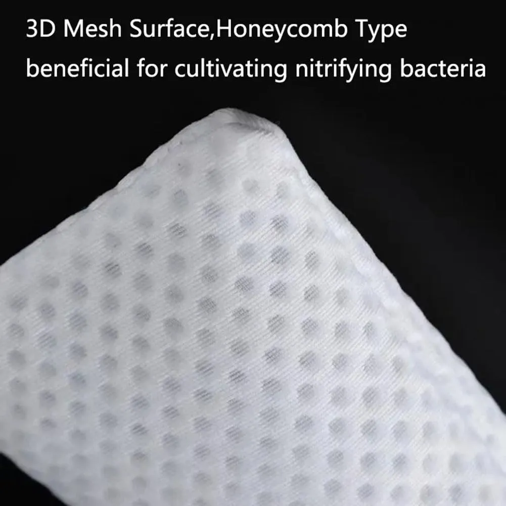 Filter Socks 4 inch, 16-Pack 3D Honeycomb Design Filter Sock 150 Micron, 10 Inch Long Aquarium Felt Filter Bags for Freshwater, Saltwater Aquariums, Ponds, Sumps, Overflows