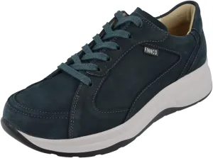 Finn Comfort Womens Piccadilly Nubuck Leather Petrol Shoes 8.5 US