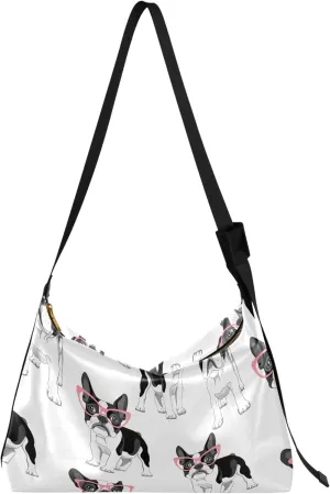 Flamingo Pink Flamingos Soft Leather Hobo Bags for Women Women's Large Purse Soft Animal Print Ladies Hobo Handbags