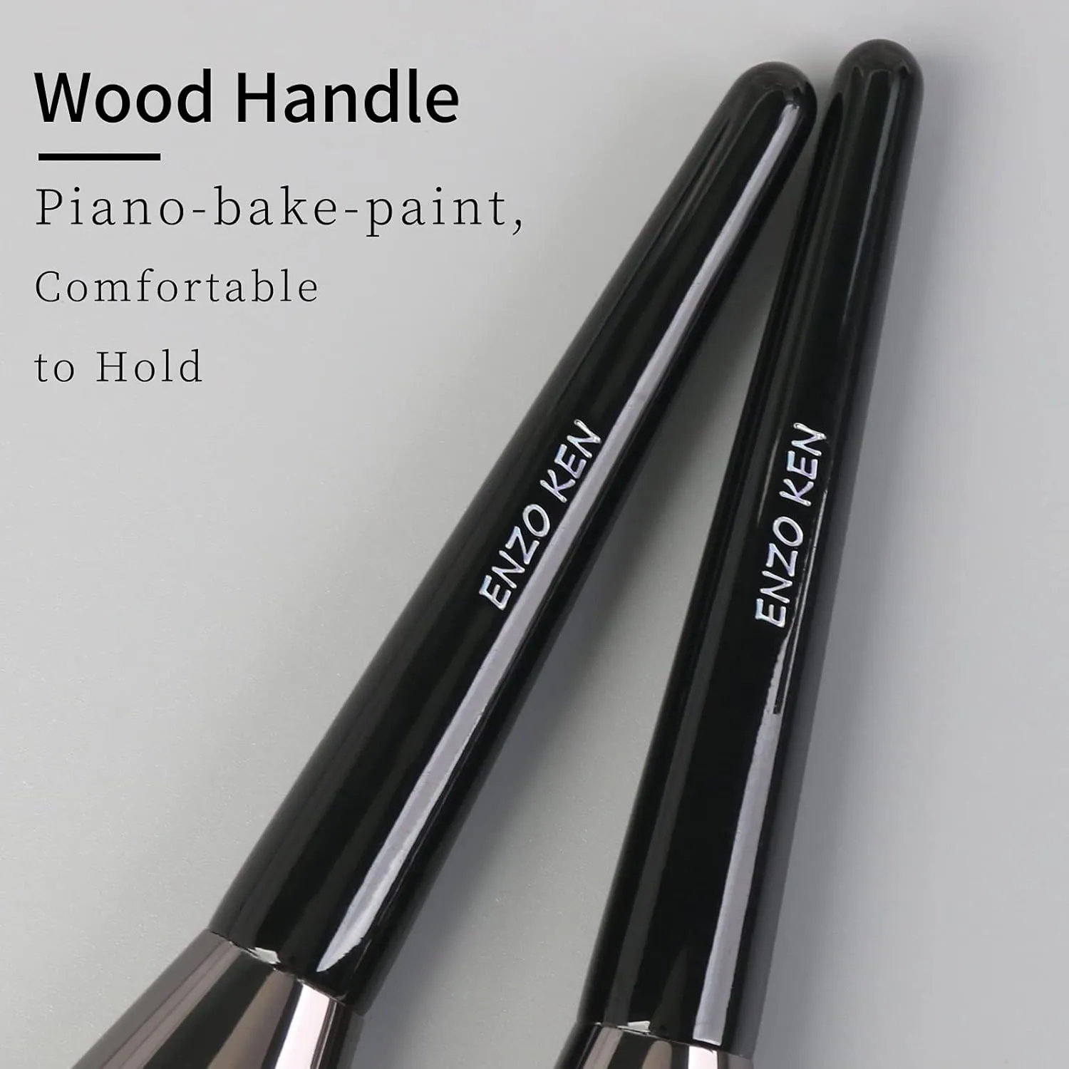 Flat Foundation Brush for Liquid Makeup, Liquid Foundation Brush, Flat Makeup Brush for Foundation, Make up Brushes, Makeup Foundation Brushes. 820 Black